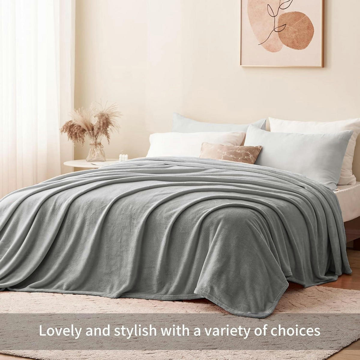 KUSCHELDECKE Flauschig 220 x 240 cm Grau - Grau, Textil (220/240cm)