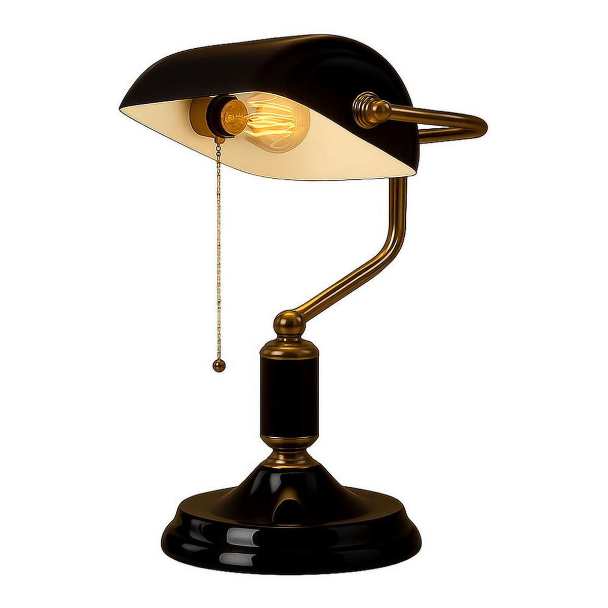 LED TISCHLEUCHTE Metall Anthrazit - Schwarz, Glas (26.5/18/34cm) - Globo Lighting