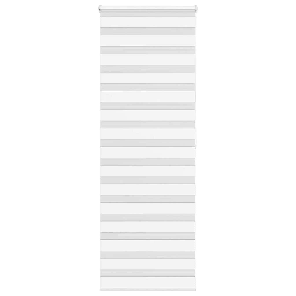 vidaXL Doppelrollo Weiß 80x200 cm
