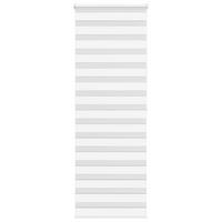 DOPPELROLLO 80/200 cm Stoffbreite 75,9 cm aus Polyester Weiß - Weiß, Textil (80/200cm) - vidaXL