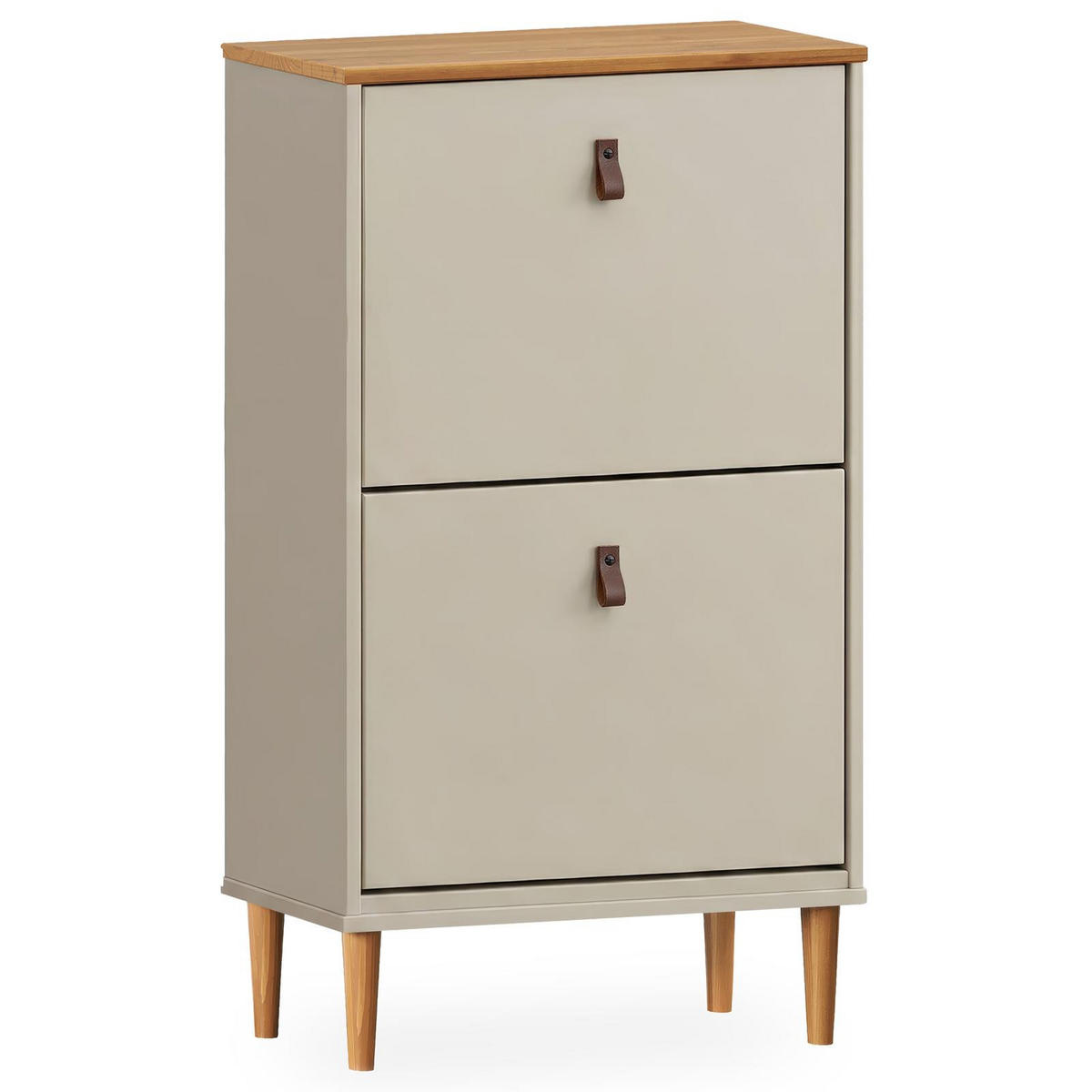 SCHUHKIPPER MIKKA Kaschmir/Eiche - Kaschmir/Eichefarben, Holz (59/96/25cm) - IDIMEX