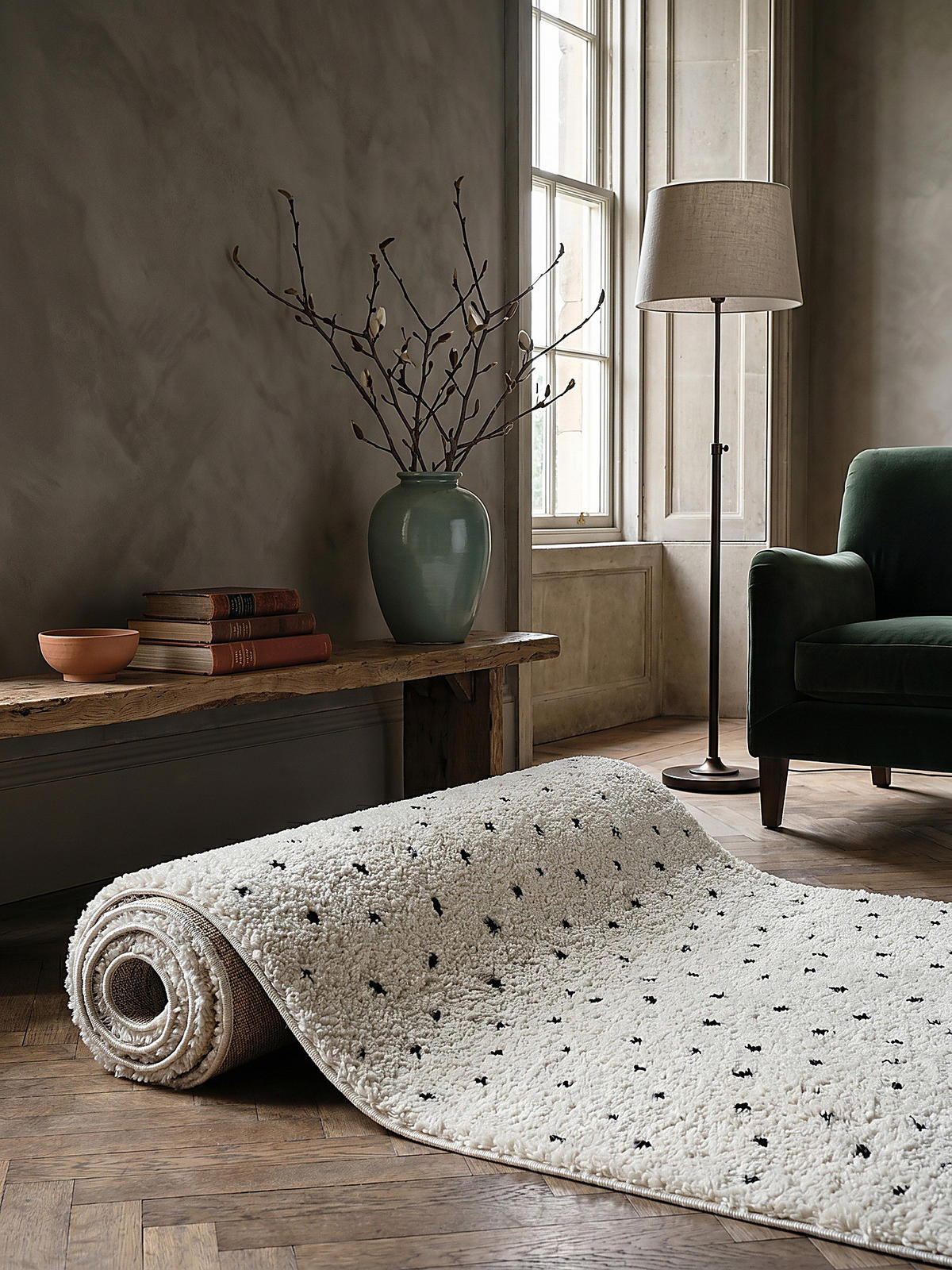 TEPPICHLÄUFER Abstrakt ATRIO Polypropylen Creme 80 x 150 cm - Beige, Textil (80/150cm) - KADIMA DESIGN