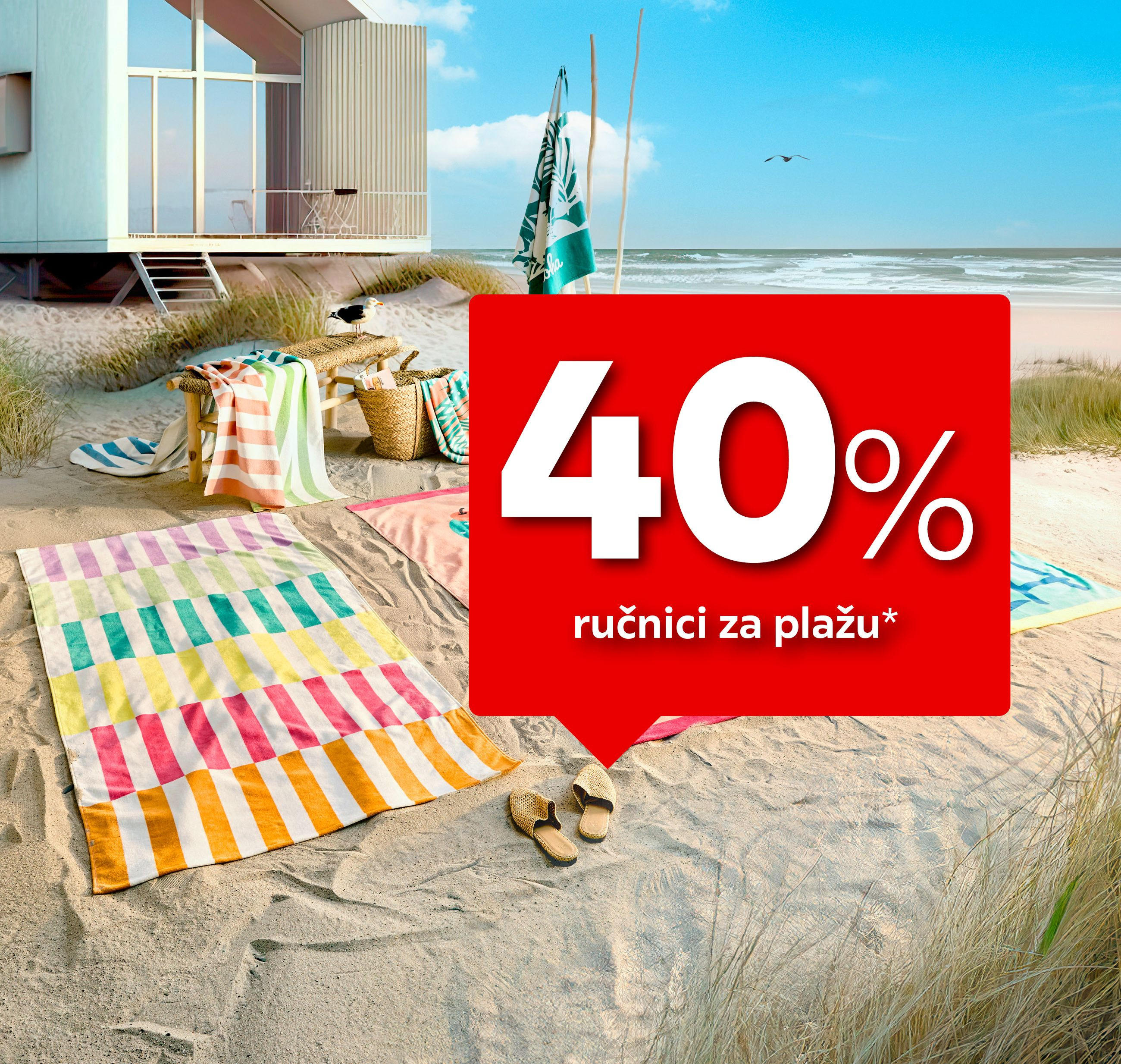 40% ručnici za plažu*