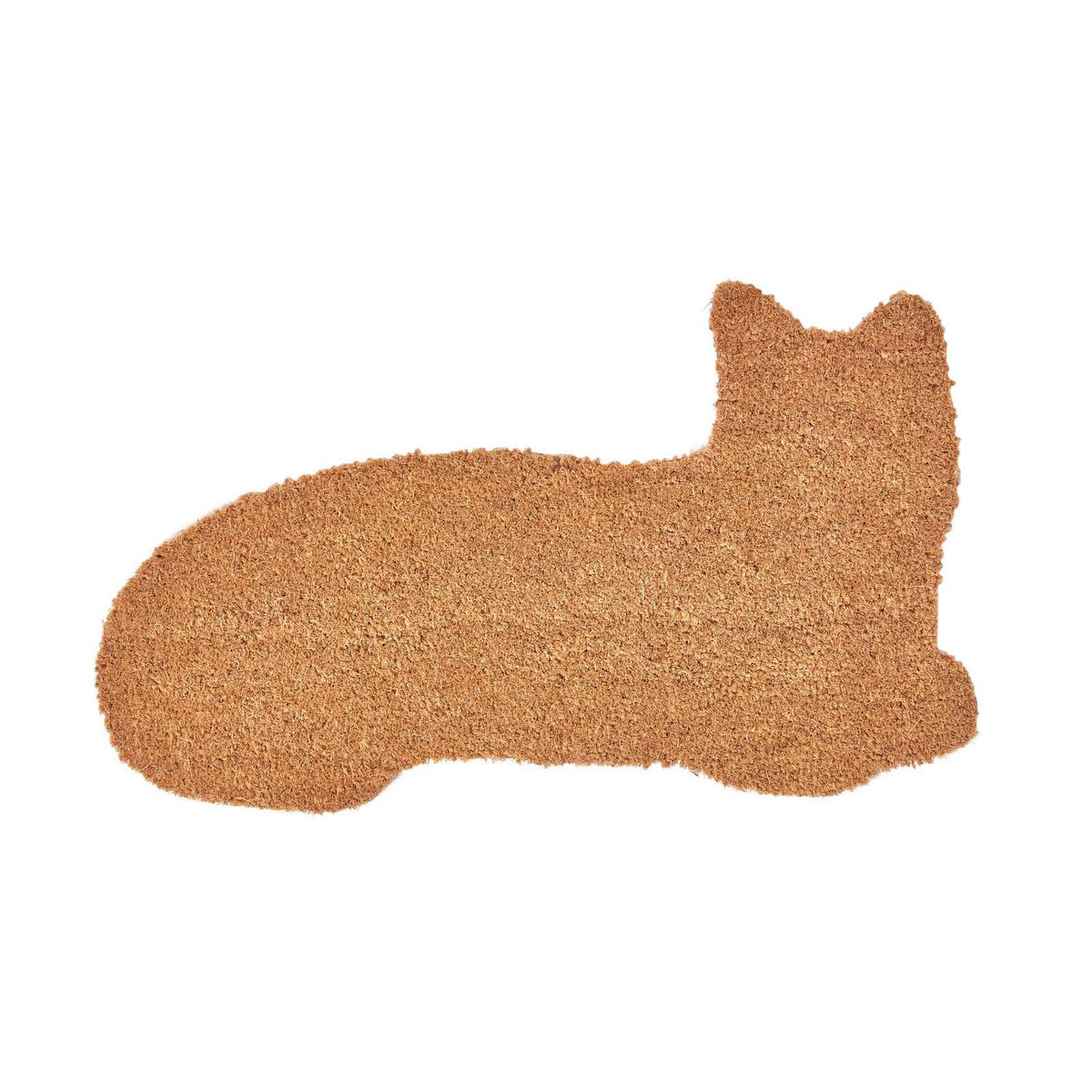 FUSSMATTE Katze, Kokos 45/76 cm - Naturfarben, Naturmaterialien (45/76cm) - Homescapes