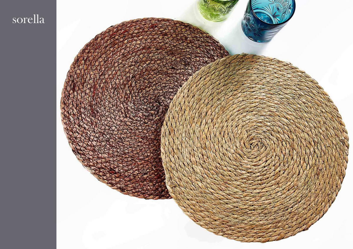 PLATZMATTEN Sorella hellbraun ø 35 cm - Hellbraun, Naturmaterialien (35cm) - Ritzenhoff Breker