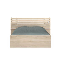 BETT mit Liegefläche 140x190-200 2 Schubladen - Escale - Eschefarben, Holzwerkstoff (190/140cm) - Calicosy