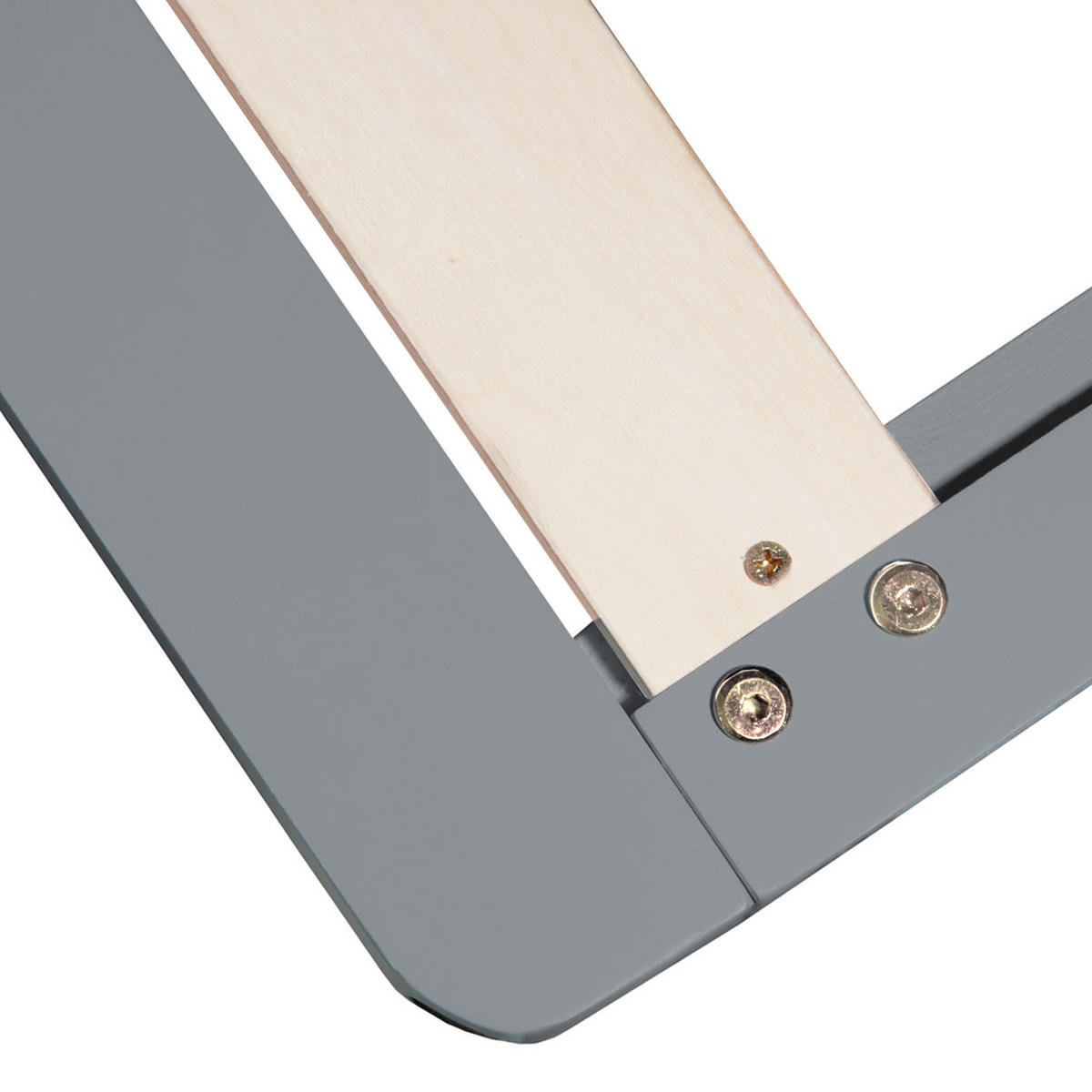 HOLZBETT mit Matratze 140/200 cm grau - Grau, Holz (140/200cm) - Homestyle4u