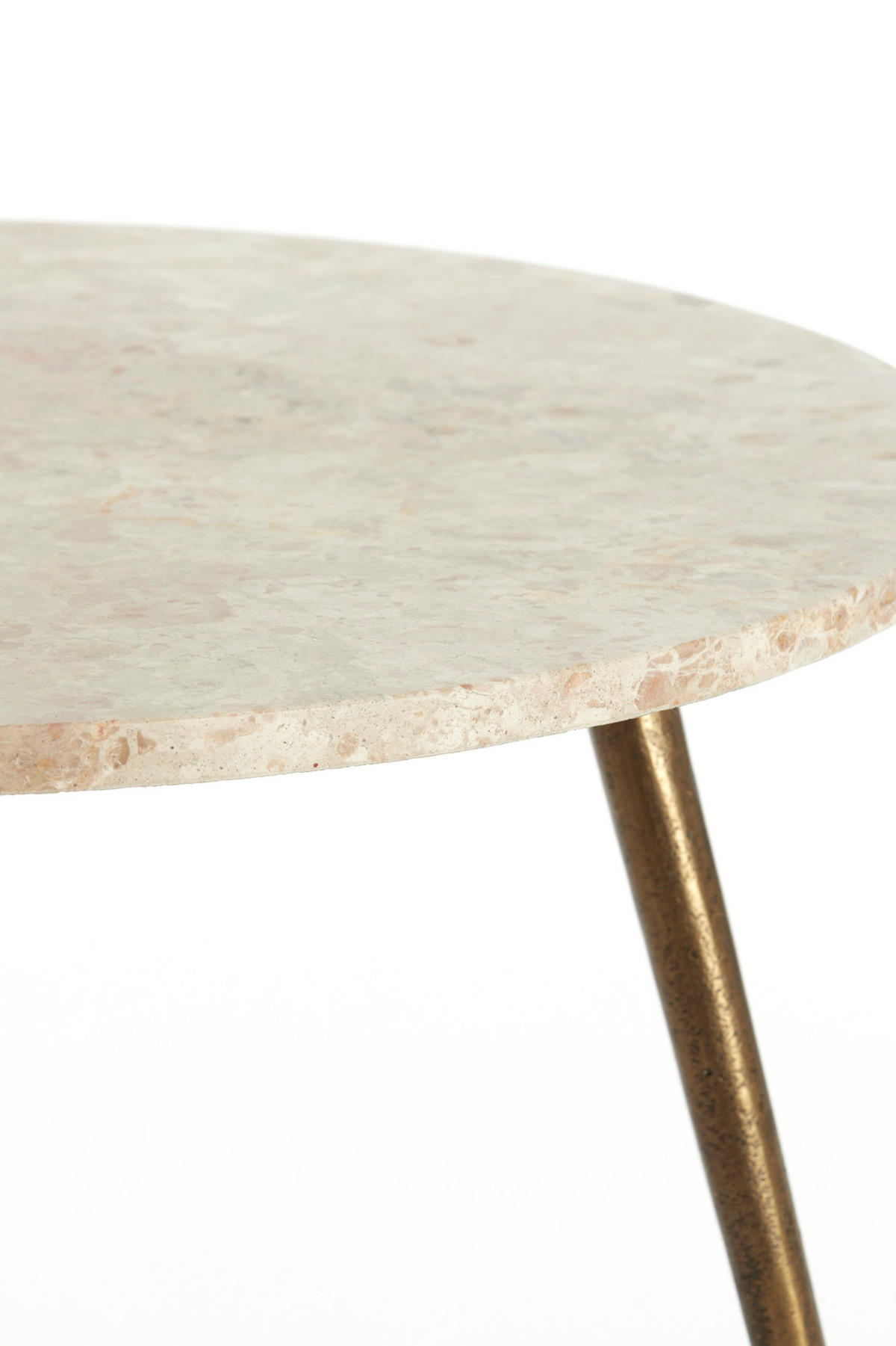 BEISTELLTISCH Zeca Grau Ø59/41 cm - Grau, Metall (59/59/41cm) - Light & Living