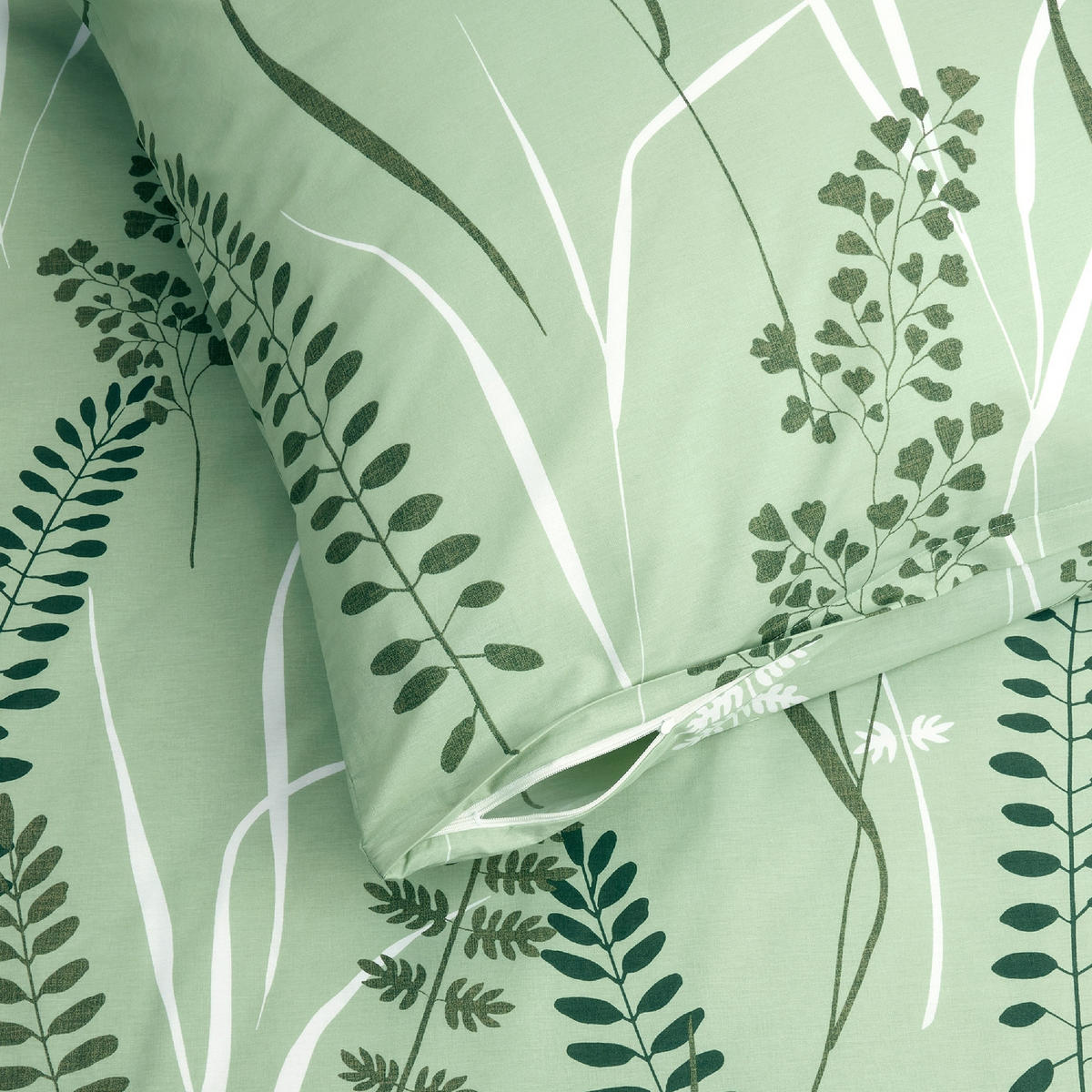 BETTWÄSCHESET Annic - Renforcé - 2-teilig - 155 x 220 cm - Grün - Grün, Textil (155/220cm) - SCHIESSER