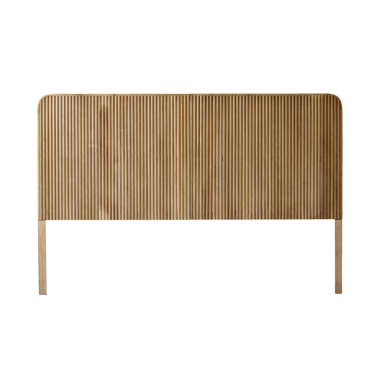 BETTKOPFTEIL Rechteckig Braun 160 cm - Braun, Holz (163.5/108.5/3.5cm) - Nordlys