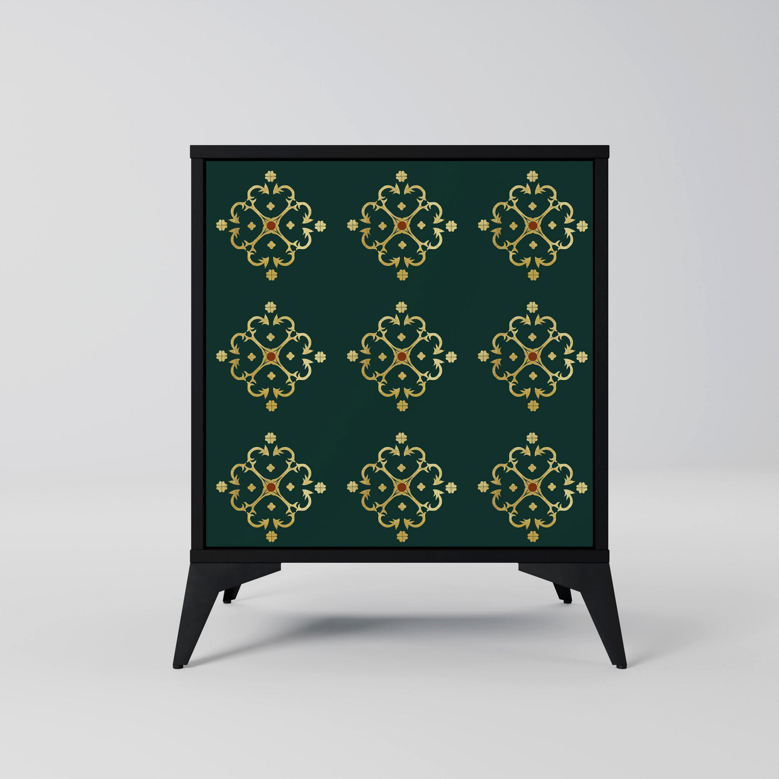 SpaceRebels Sideboard Schwarz 57.5x70.5x42 cm