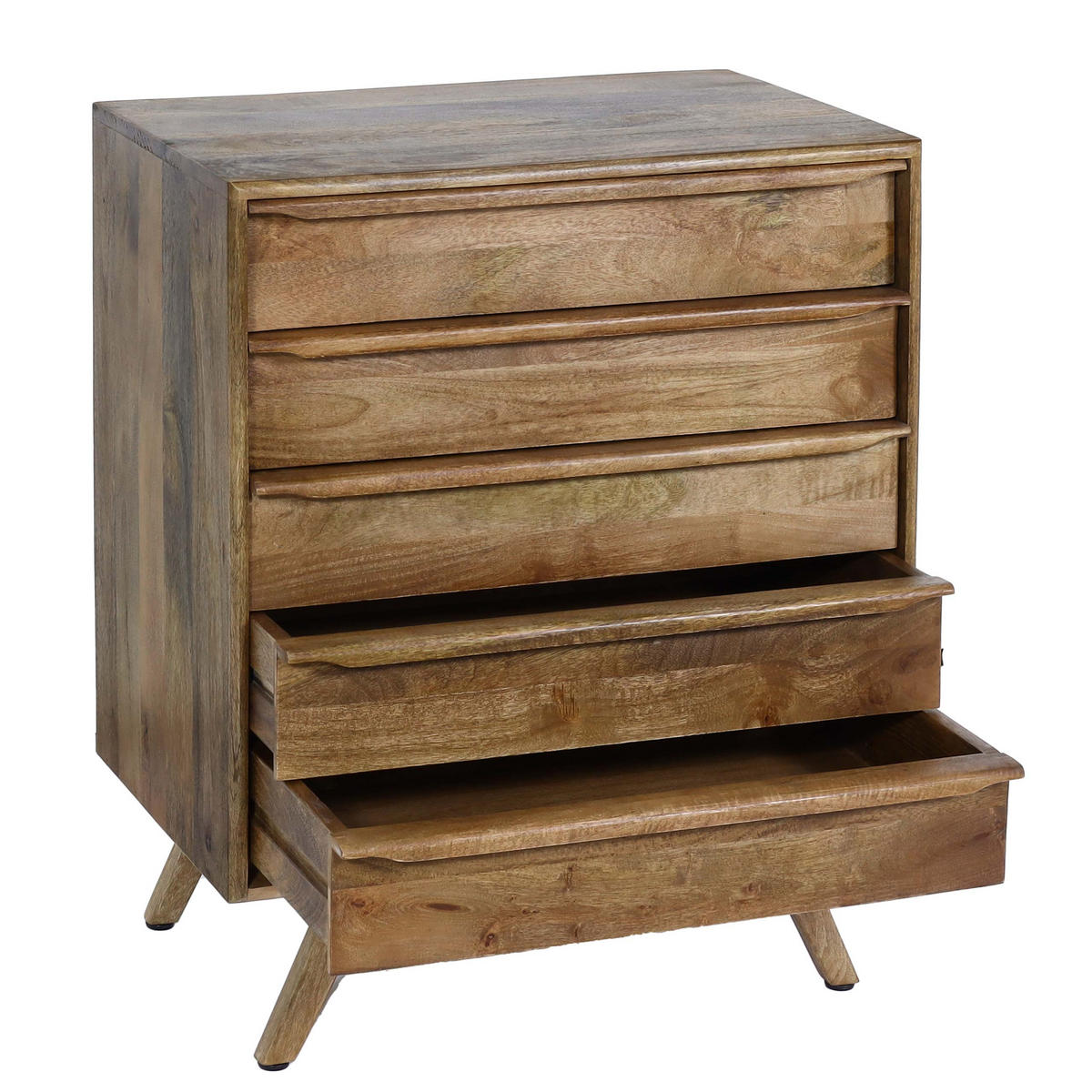 HIGHBOARD Walnuss Dekor - Walnussfarben, Holz (65/81/39cm) - MCW