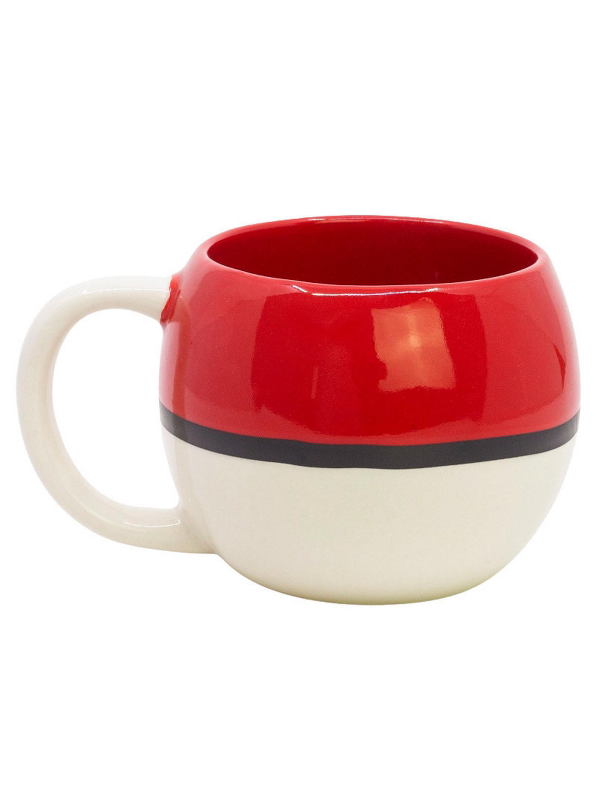 BECHER Pokemon 3D Pokeball Weiß/rot 430 ml - Multicolor, Keramik (0.43L) - United Labels