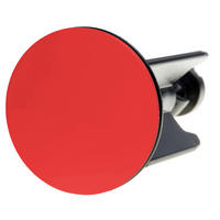 WASCHBECKENSTÖPSEL Rot - Rot, Kunststoff/Metall (4/7/7cm) - Sanilo