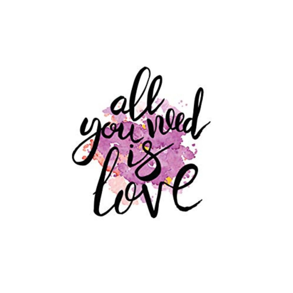 POSTER All You Need Is Love A3 Rahmenlos - Klar, Papier (29.7/5/42cm) - Nacnic