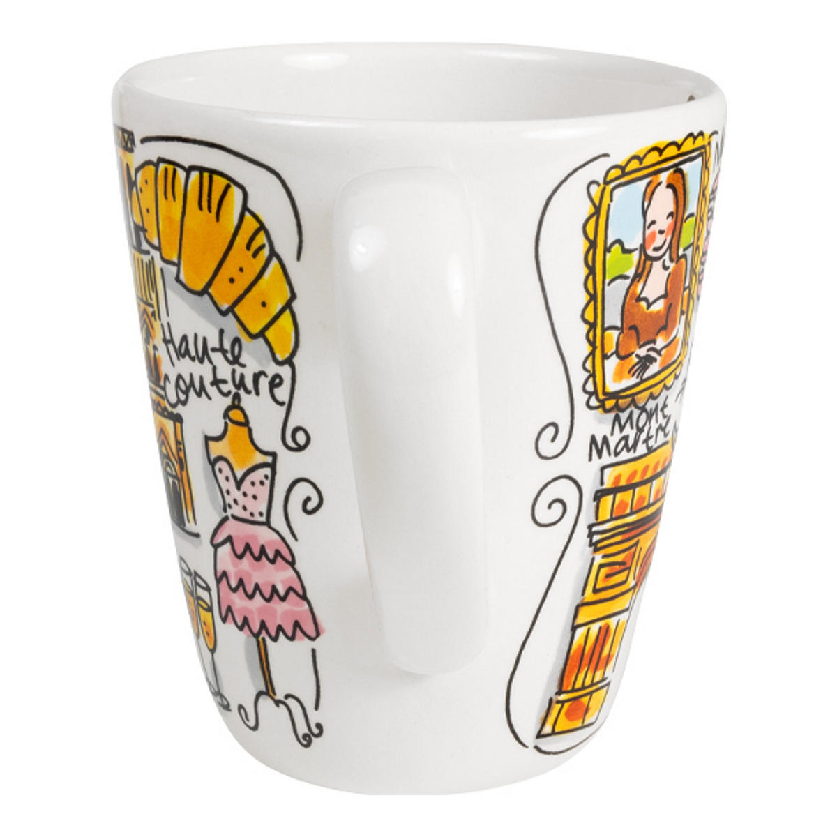 BECHER Blond Stadtikone Paris in Bunt - 350 ml - Multicolor, Keramik (0.35L) - Blond Amsterdam