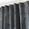 FERTIGVORHANG mit Faltenband 140x280cm - Schieferfarben, Textil (140/280cm) - Dekoria