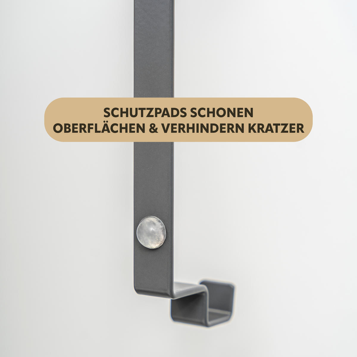 TÜR-HÄNGEREGAL, grau - Grau, Holz (65/86/17cm) - eluno