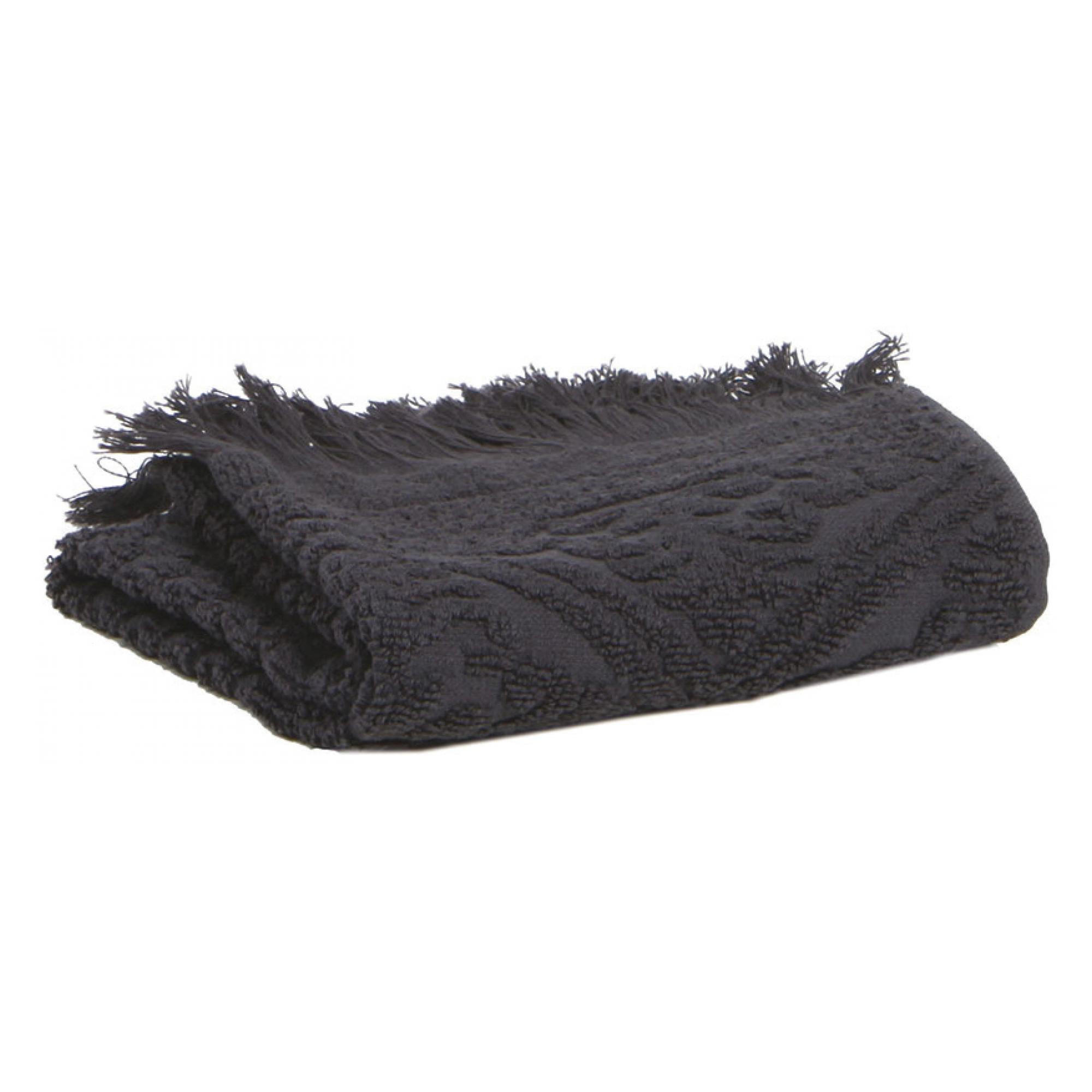 Vivaraise Duschtuch Schwarz 70x140 cm