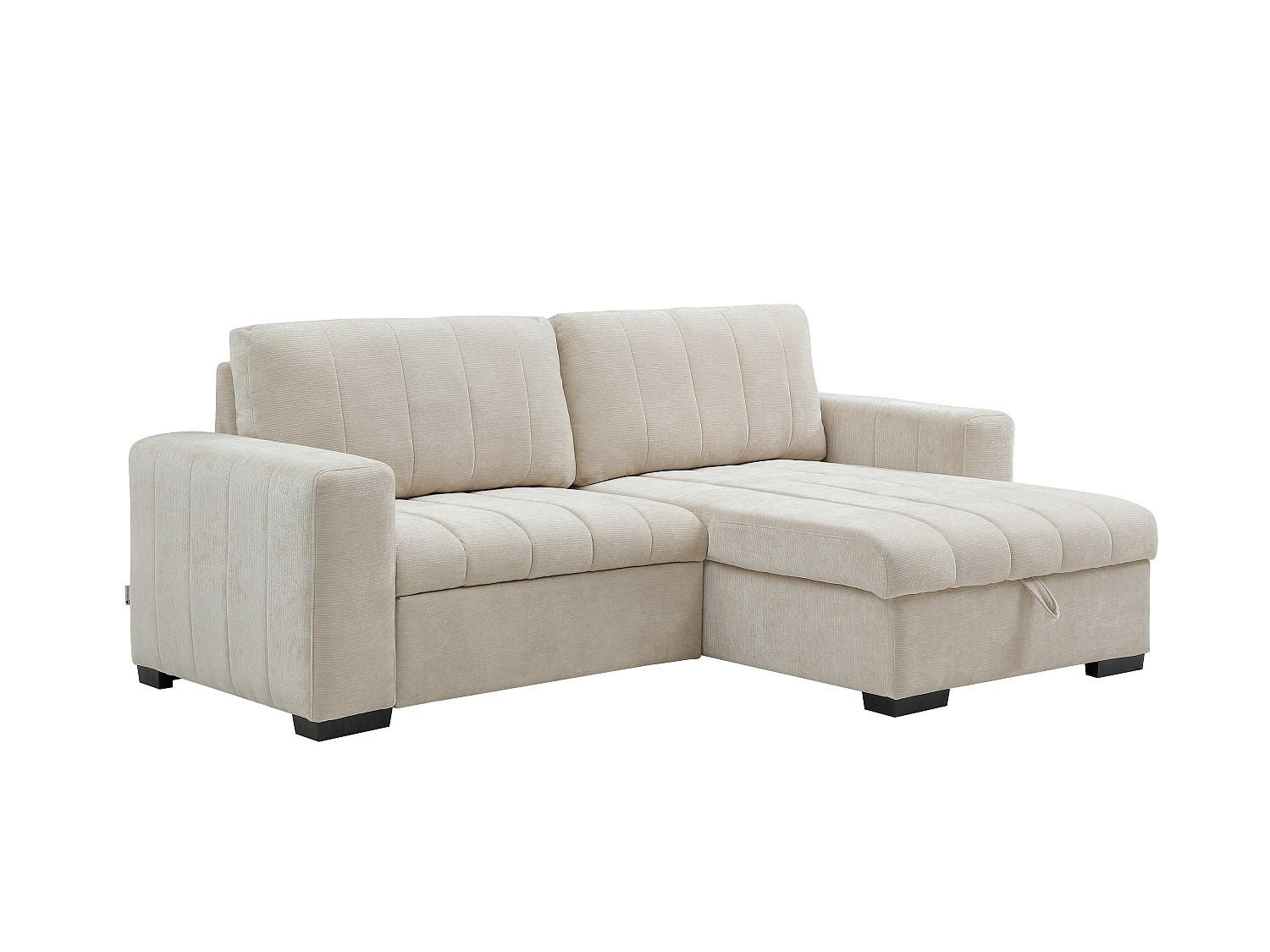 SCHLAFSOFA - -Sitzer - Stoff - Beige - - Beige, Textil (250/93/154cm) - Vente-Unique