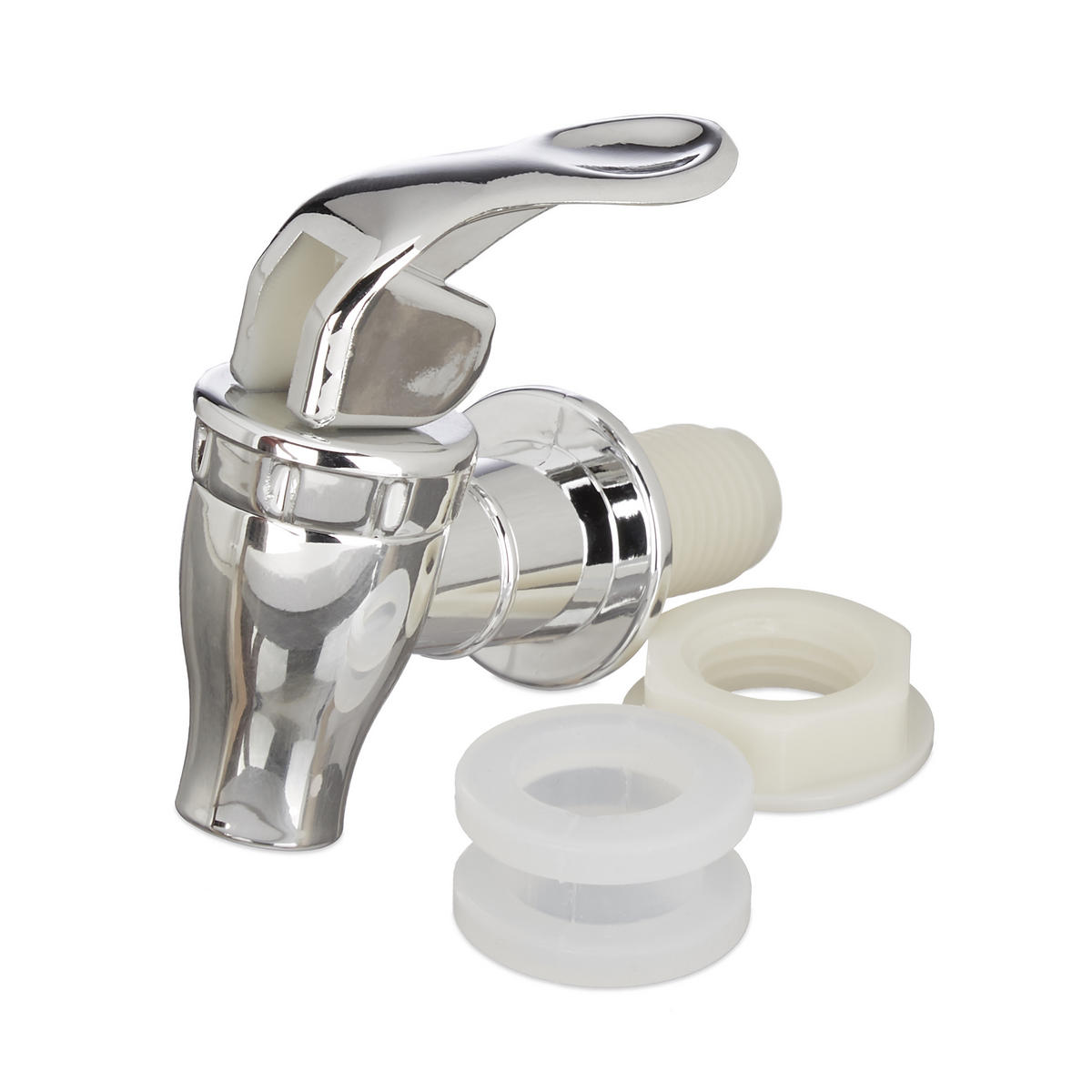 GETRÄNKESPENDER - Transparent, Glas/Kunststoff (3.5L) - Relaxdays