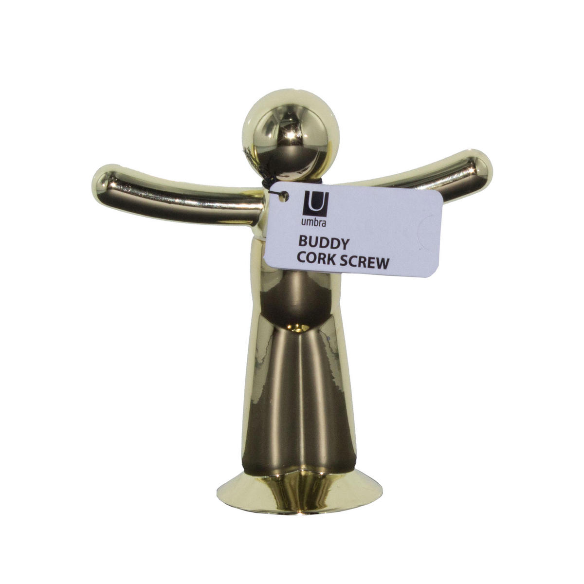KORKENZIEHER Buddy, Gold - Goldfarben, Kunststoff (11.18cm) - Umbra