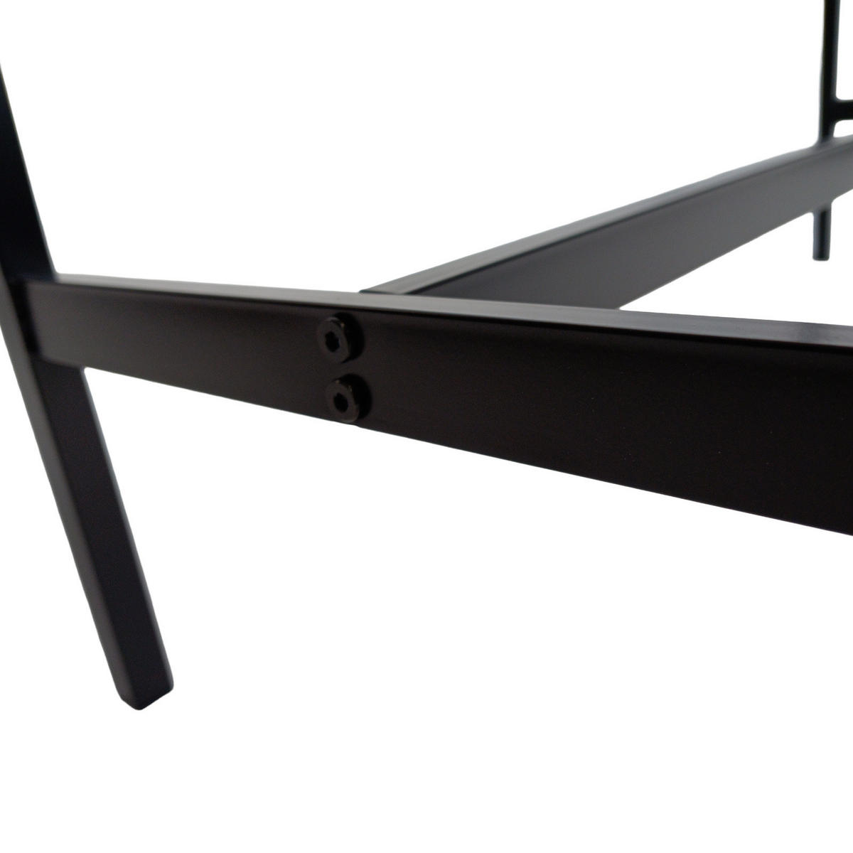 BARTISCH Holzoptik Metall Erlefarben Schwarz Küchentisch 100×40×90 cm - Erlefarben/Schwarz, Holzwerkstoff/Metall (40/100/90cm) - Begryf