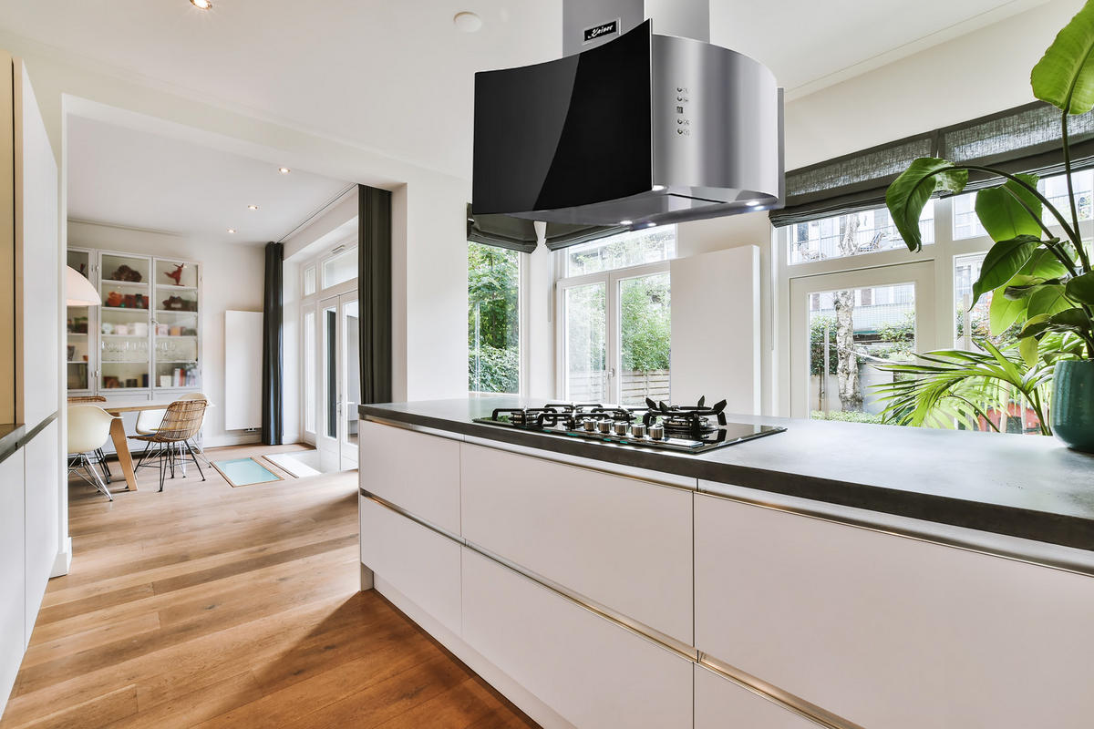 DUNSTABZUGSHAUBE AI 7418 Eco 70 cm Schwarz - Schwarz, Glas (70/98.5/60cm) - Kaiser Küchengeräte