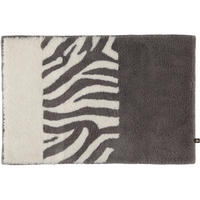 BADTEPPICHE ZEBRA KIESEL-WEISS - 1401 - Grau, Textil (60/90cm) - Rhomtuft