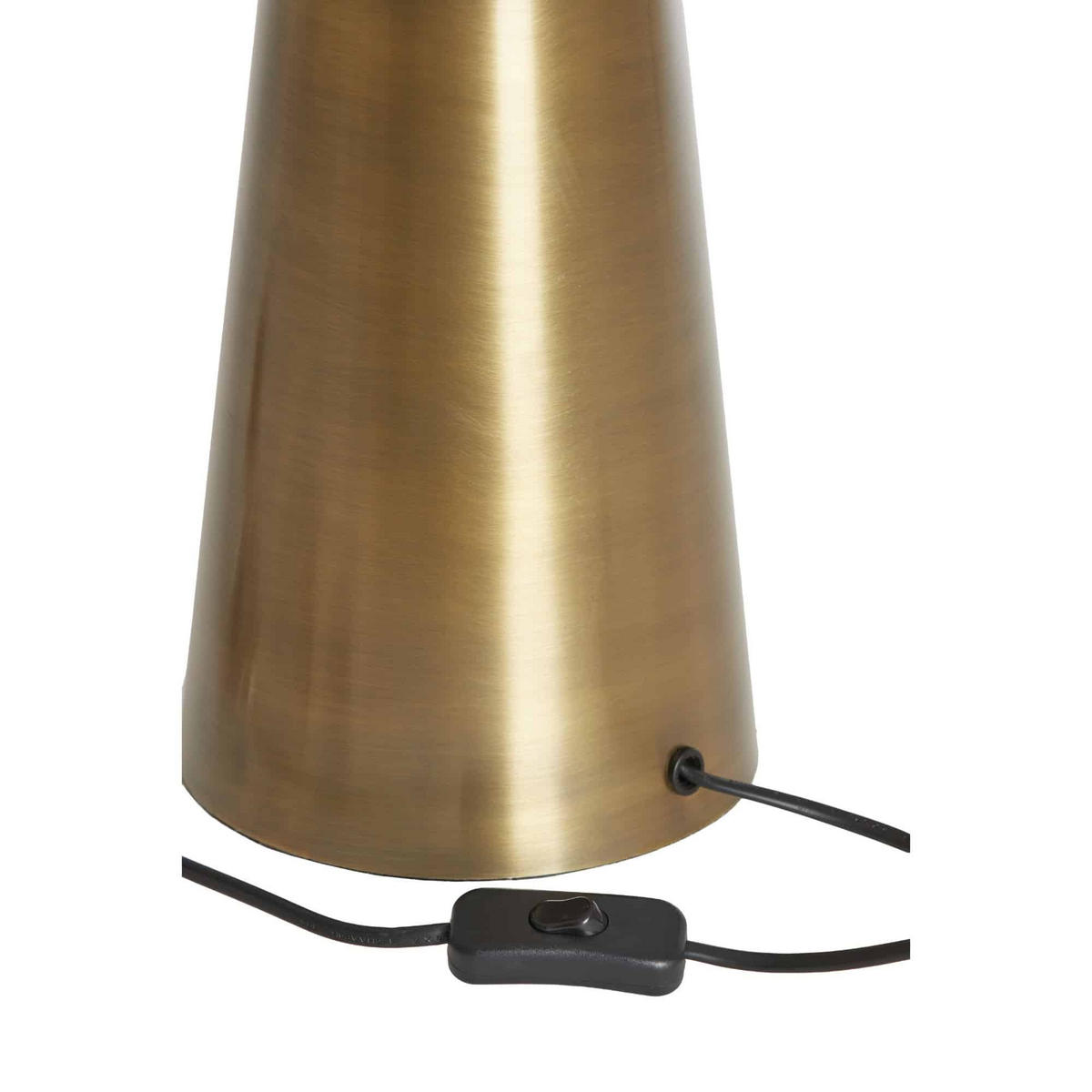 LAMPENFUSS Yelos Bronze 18/18/43 cm - Bronzefarben, Metall (18/18/43cm) - Light & Living
