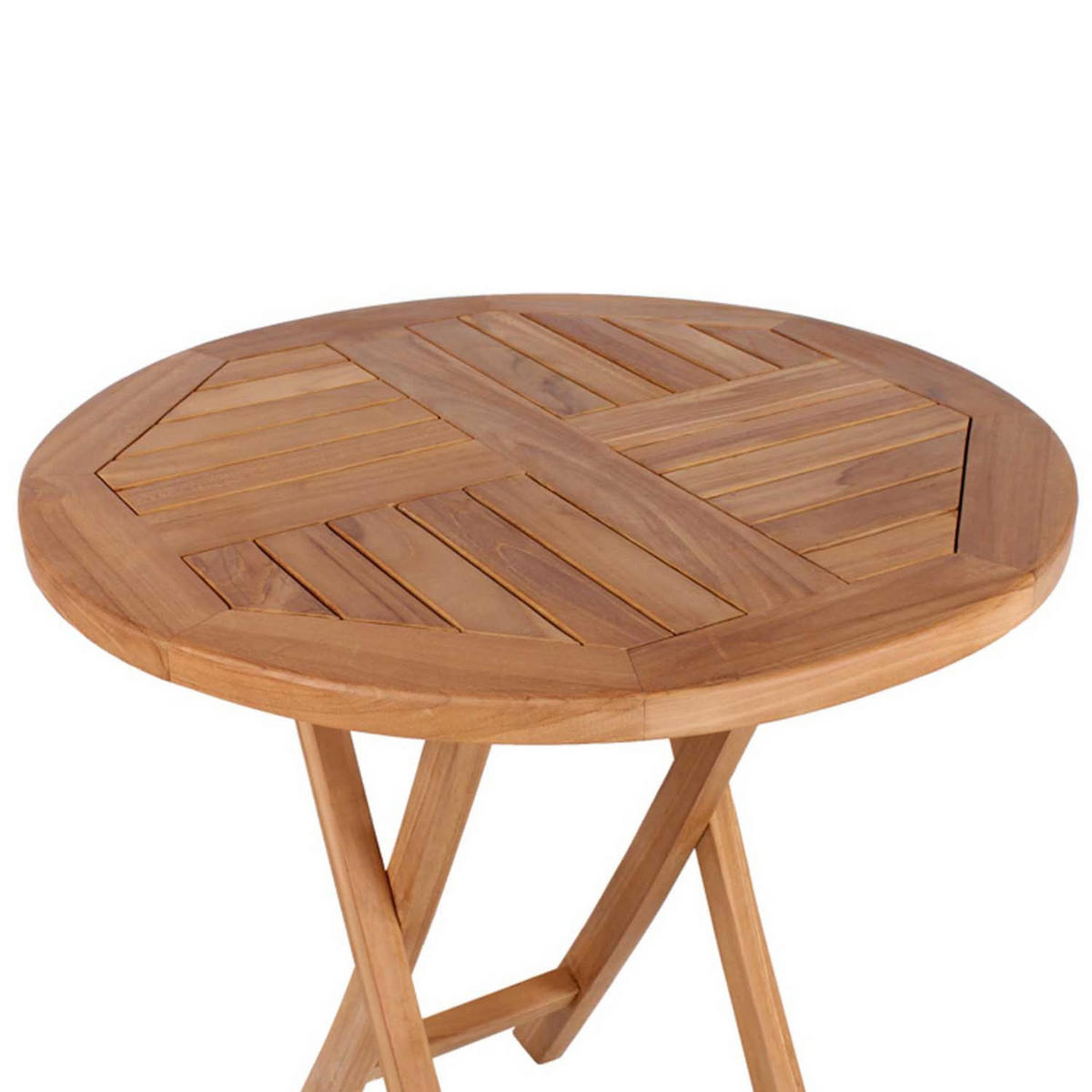 GARTENTISCH Sutton klappbar - Naturfarben, Holz (70/70/75cm) - Mr. Deko