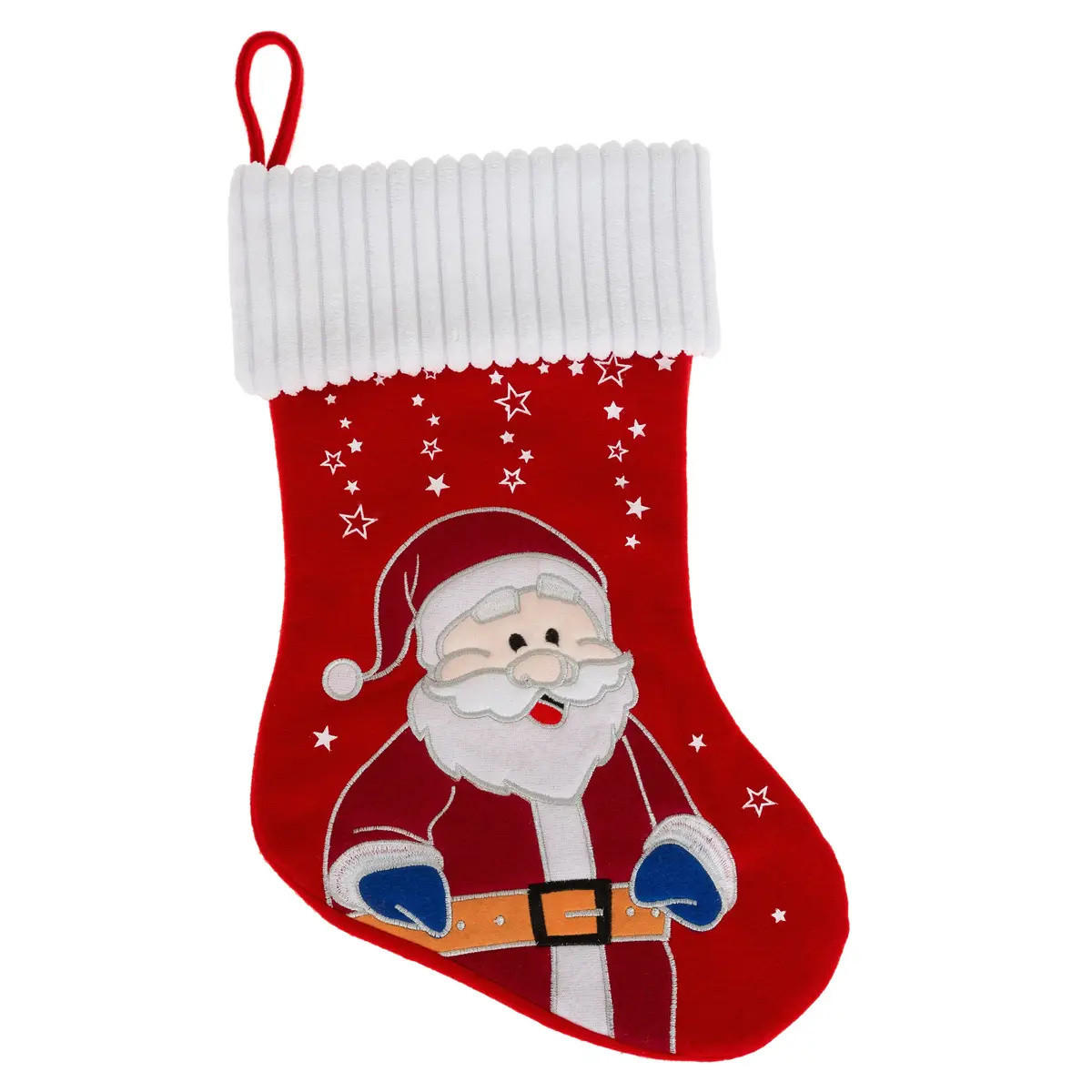 Atmosphera Createur d´interieur Weihnachtsstrumpf Rot 2x42x26 cm