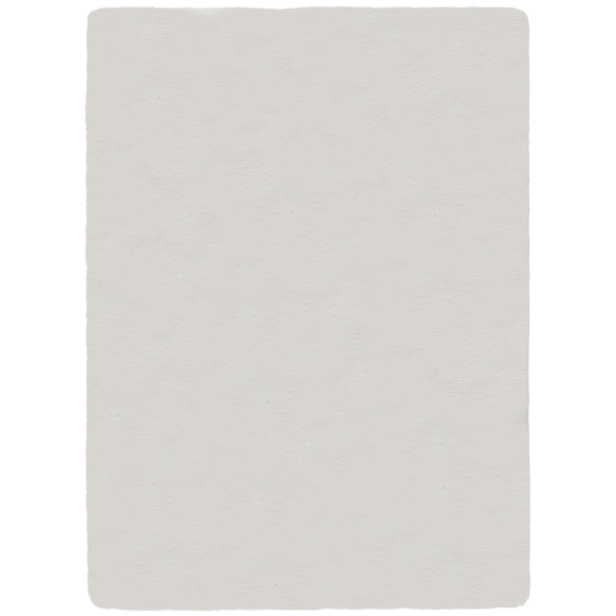 TEPPICH DENE, einfarbig, Weiß, 120 x 170 cm - Weiß, Textil (120/170cm) - KADIMA DESIGN