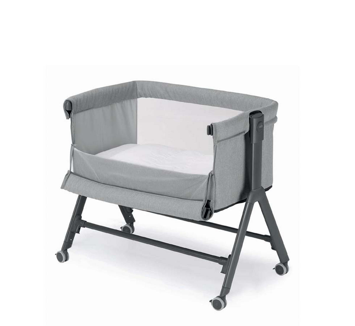 BABY-BEISTELLBETT Sempreconte Joy - Grau, Kunststoff/Textil (137/947cm) - Cam il Mondo del Bambino S.p.A.