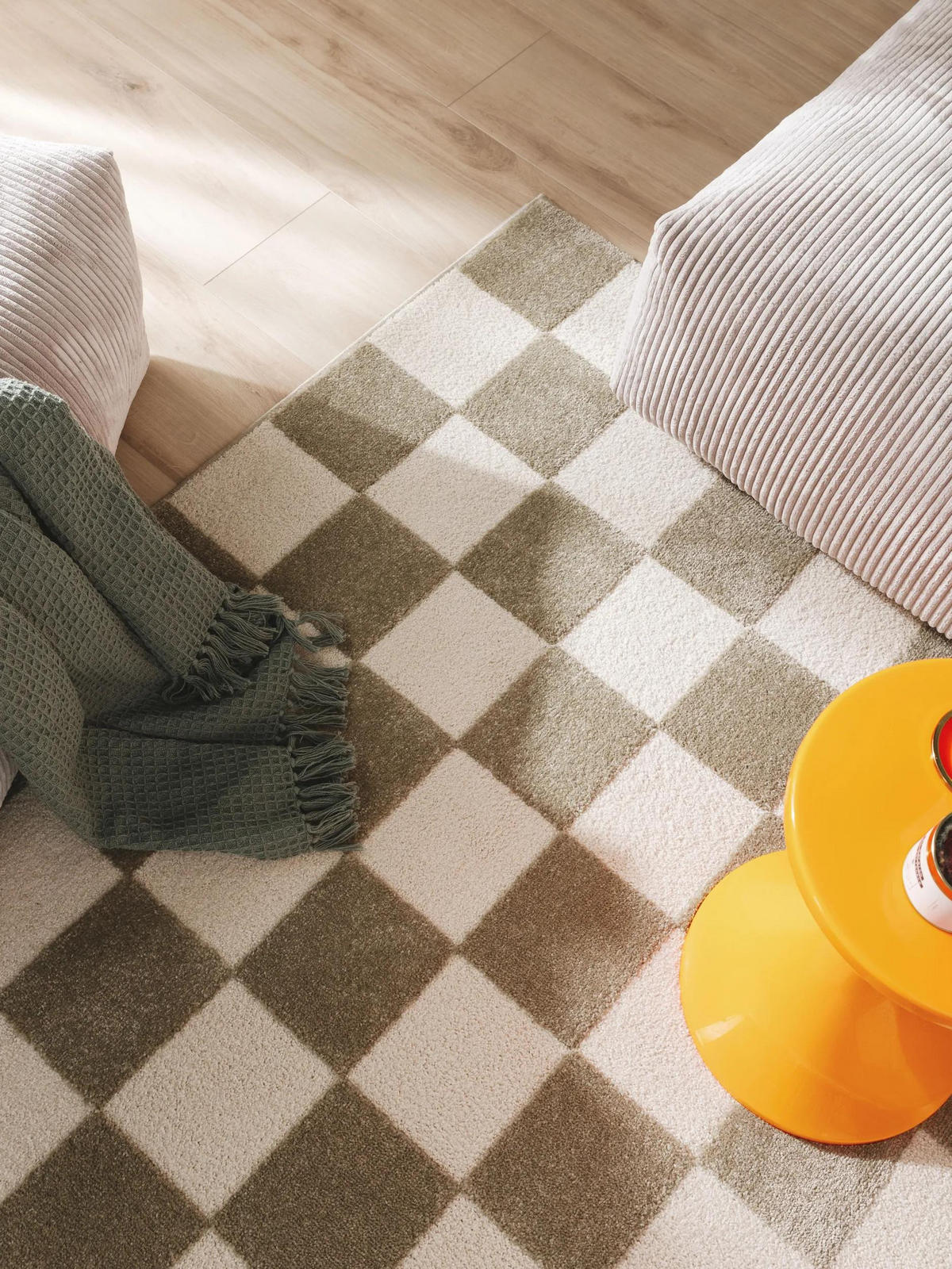 TEPIH Marta Zelena/Bijela 120x170 cm - zelena, tekstil/plastika (120/170cm) - benuta Pop