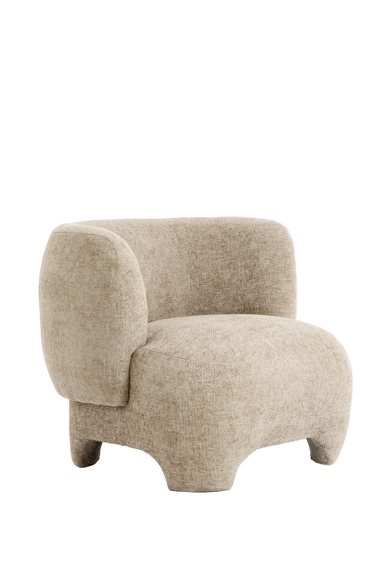 SESSEL Zenica Braun 80/80/71 cm - Braun, Holz (80/71/80cm) - Light & Living