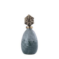 SKULPTUR Cherisee Grün 16/16/36cm - Grün, Glas (16/36/16cm) - PTMD Collection
