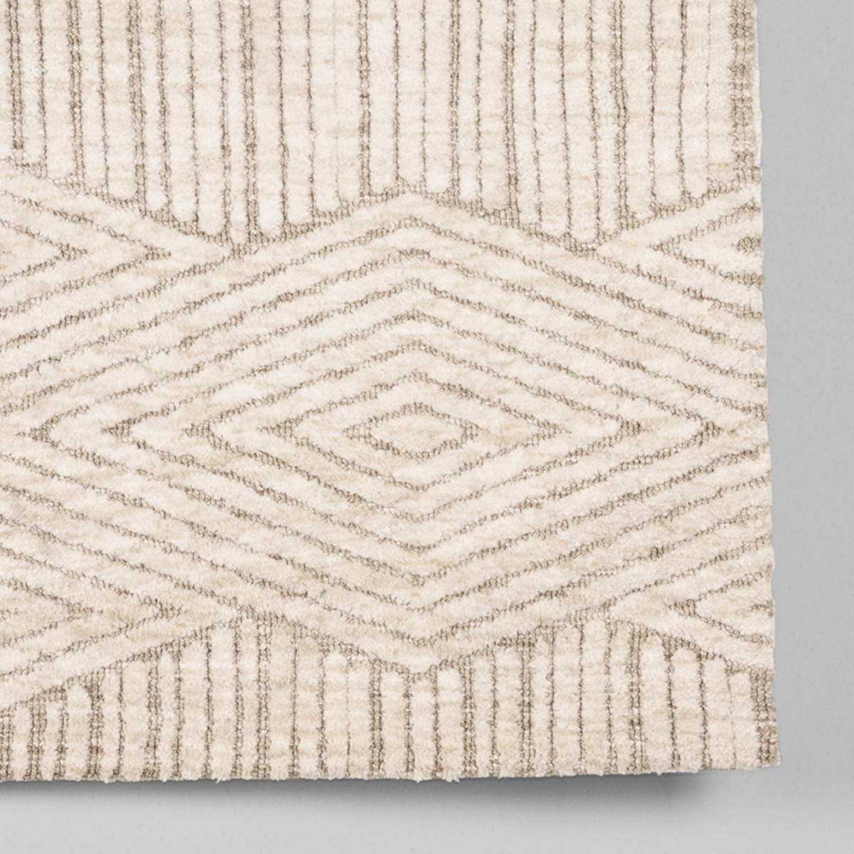 TEPPICH Cosy Taupe 200/300/1 cm - Taupe, Textil (300/200cm) - LABEL51