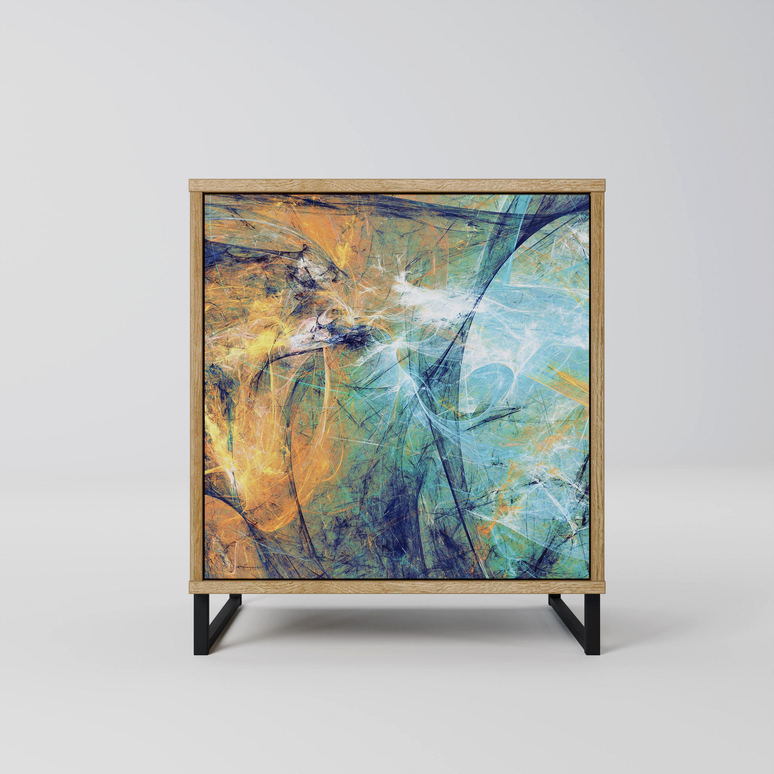 SpaceRebels Sideboard Eiche 57.5x67.5x42 cm