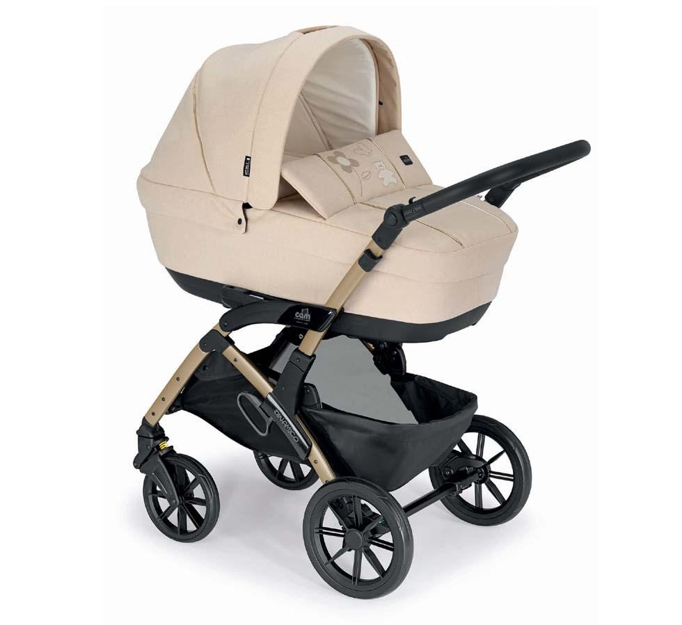 Cam il Mondo del Bambino S.p.A. Kombi-Kinderwagen Champagner 87.5x675x57 cm