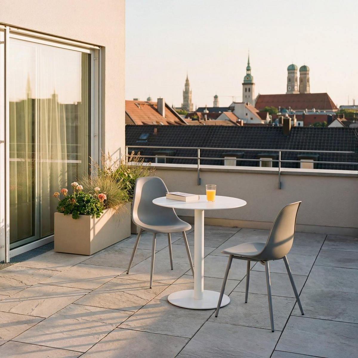 ESSZIMMERSTUHL Nina Grau 45 cm x 80 cm 6er-Set - Grau, Kunststoff (45/80/53cm) - Klast Home