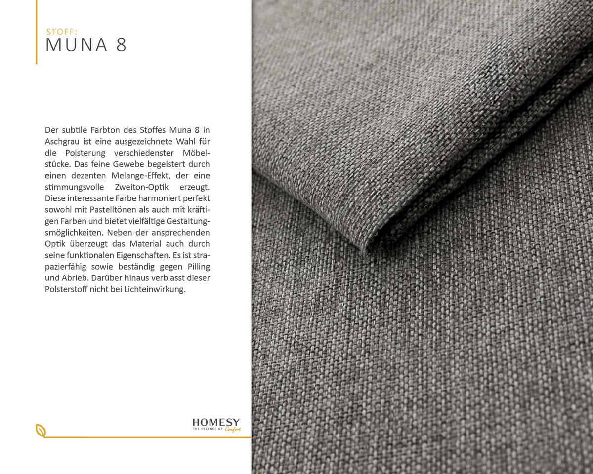 3-SITZER-SCHLAFSOFA ELMA mit Bettfunktion, grau - Grau, Holz (92.5/79/230cm) - Homesy