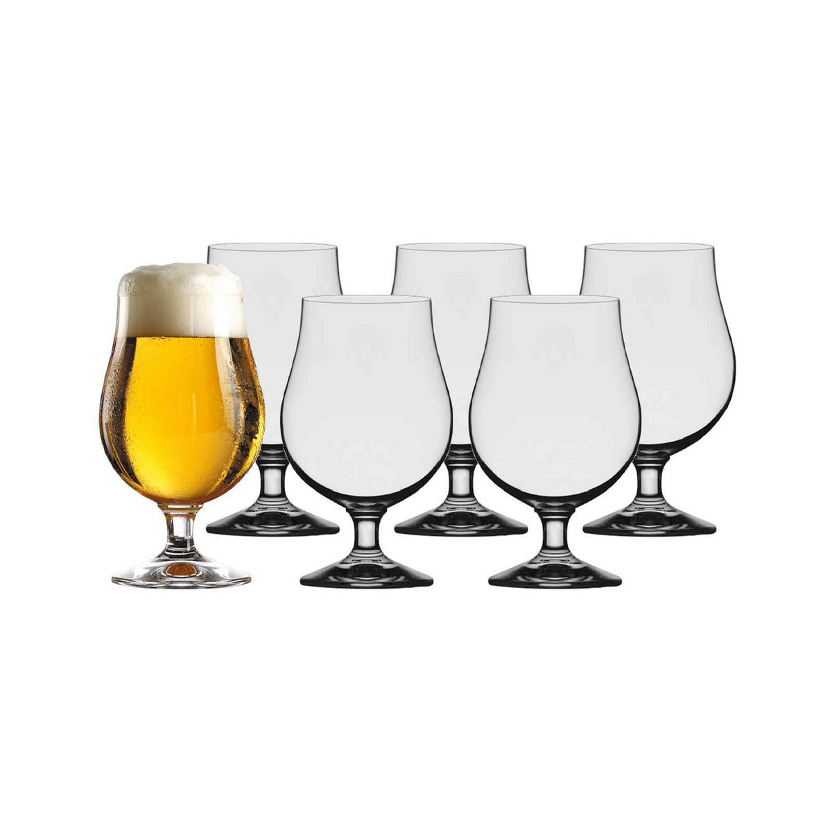 BIERGLÄSER Berlin transparent 330 ml 6er Set - Transparent, Glas (0.33L) - Stölzle Lausitz