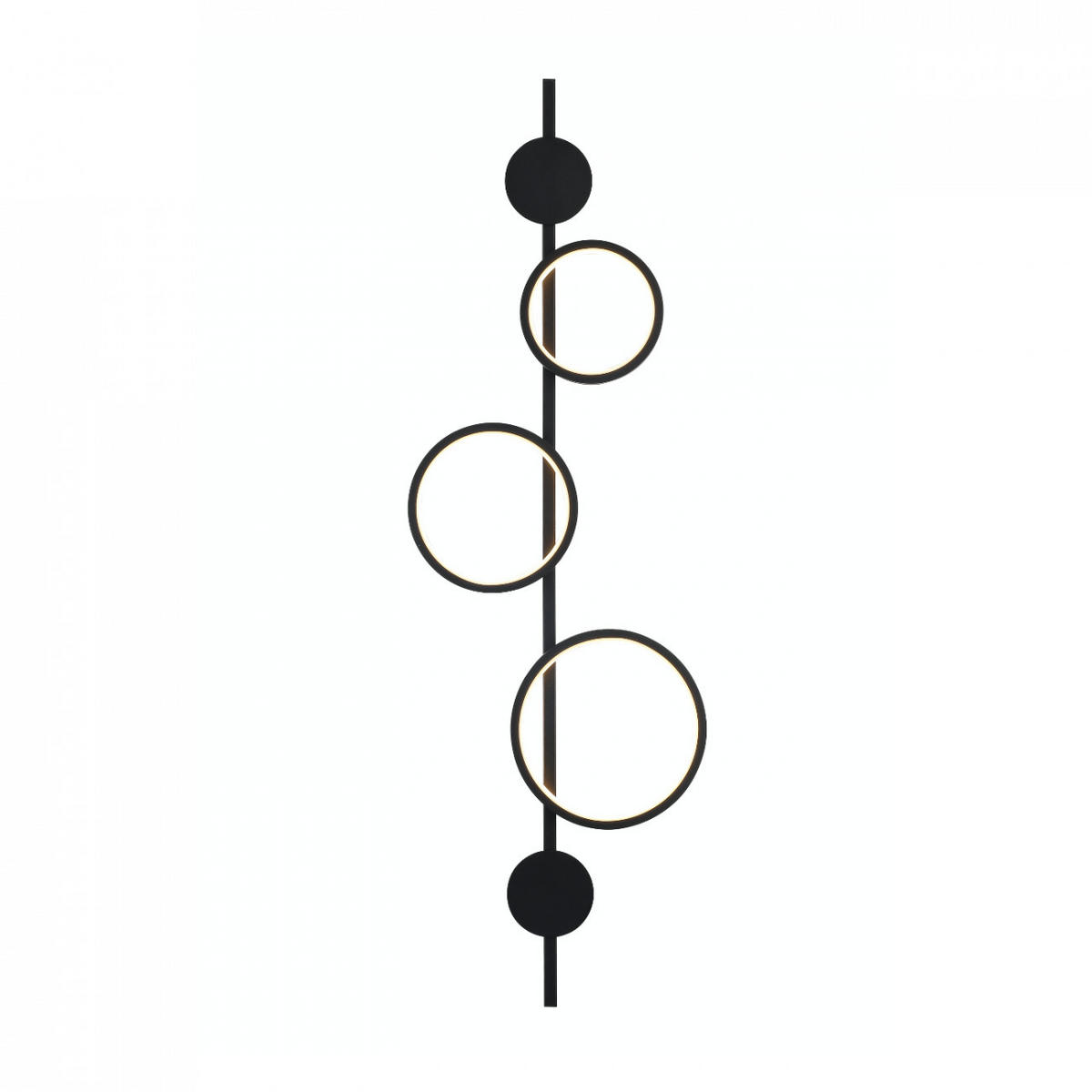 WANDLEUCHTE Saretti, Schwarz, 106cm - Schwarz, Metall (34/106/106cm) - KOSILUM