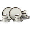 KAFFEESERVICE Terra Corso 18er Set - Beige/Grau, Keramik (1/1/1cm) - Seltmann Weiden