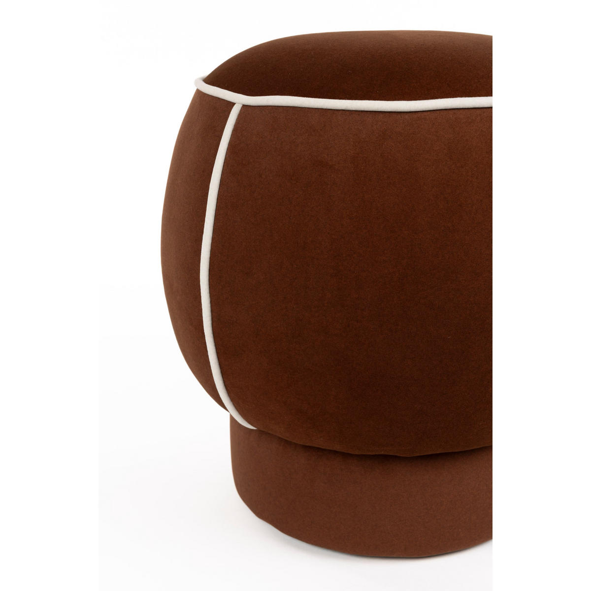 SITZHOCKER Marina Hocker Rot - Rot, Kunststoff (45/48/45cm) - Housecraft Living