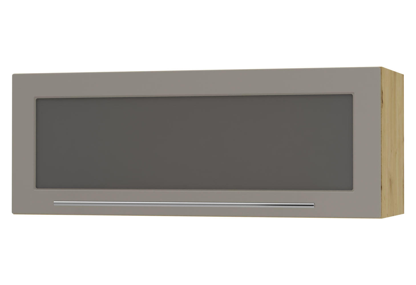 KÜCHENHÄNGESCHRANK Kvantum W4BS/90-AV Beige Matt / Eiche Artisan Matt 90 / 32,5 / 36cm - Beige/Eiche Artisan, Holz/Holzwerkstoff (90/36/32.5cm) - Feldmann-Wohnen