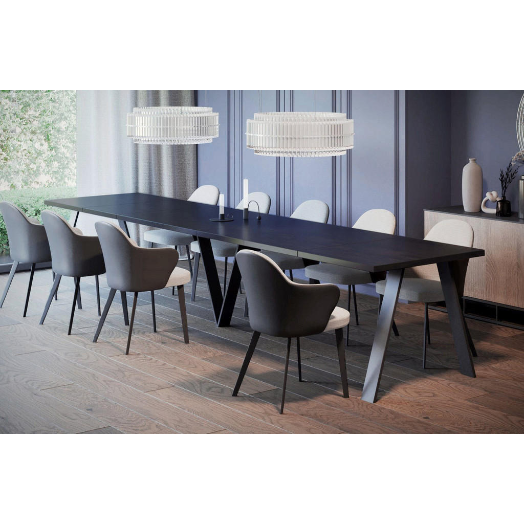 Thumbnail - Endo-Moebel Esstisch, Graphit, Holzwerkstoff, Rechteckig,Rechteckig, 90x75x130 cm, Esszimmer, Tische, Esstische