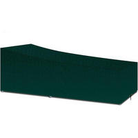 ABDECKUNG für Sonnenliege Grün 220 x 80 x 35/55 cm - Grün, Kunststoff (80/55/220cm)