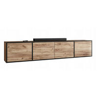 TV-LOWBOARD EDI 4 Craft Gold Eiche – 4-türig - Honigeiche, Holzwerkstoff (206.4/42/38.9cm)